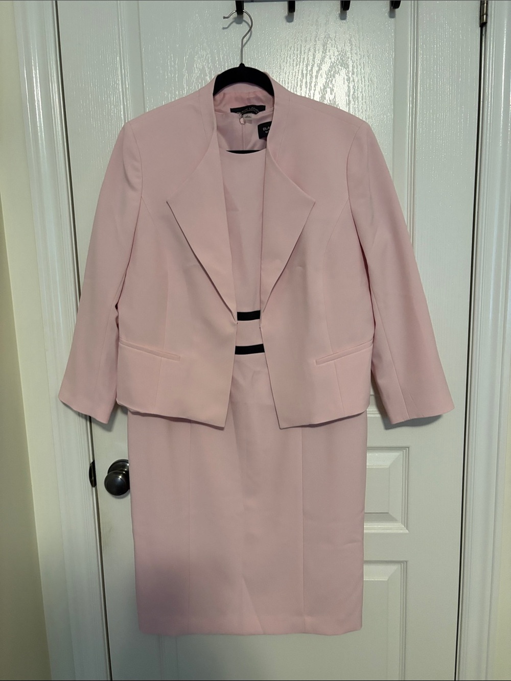 Evan Picone Light Pink 3 Piece Women’s Suit - Blazer, Dress and Pants Set